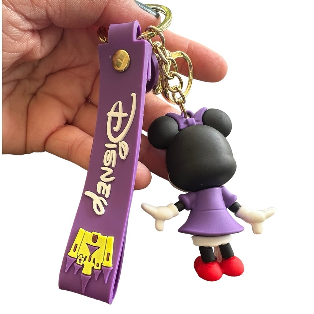 Disney Minnie Mouse Rubber Keychain - Picture 4 of 4